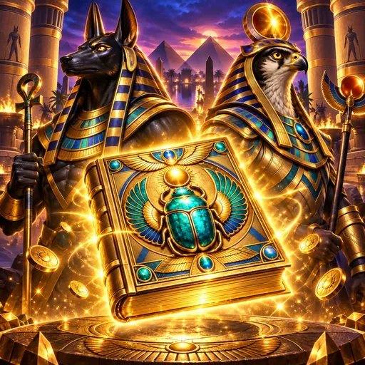 Book of Gods cover, an Egyptian-themed medium-volatility slot