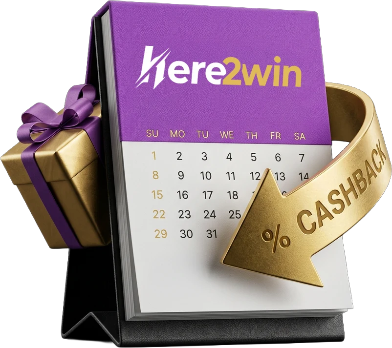 Purple desk calendar marking the weekly reward days