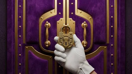 Purple safe doors with gold fittings and a padlock, illustrating what the guide keeps locked down in your browser